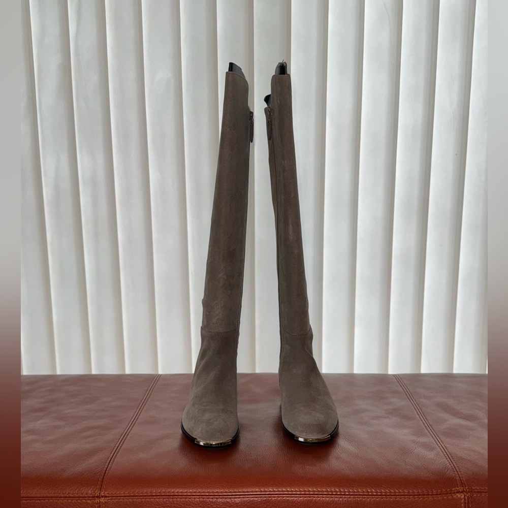 Cole Haan Over the Knee Taupe Boots